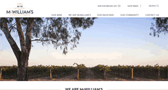 Desktop Screenshot of mcwilliams.com.au